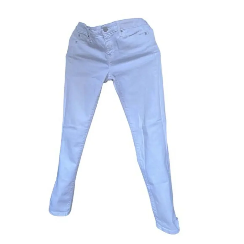 GAP Girlfriend White‎ Denim Jeans Size 25 Stretch